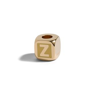 Miu Miu Enameled Metal Dice Charm, Woman, Vanilla