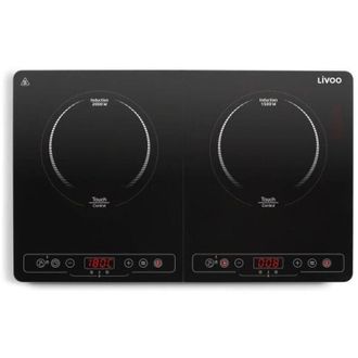 Livoo Livoo - Placa De Inducci&oacute;n 2 Fuegos 3500w Negro - Doc236