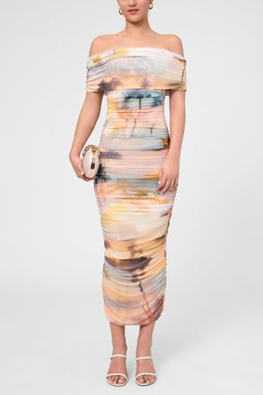 Rachel Roy Aubree Off-the-Shoulder Maxi Dress