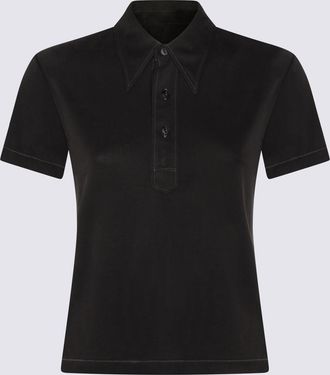 Maison Margiela T-Shirts And Polos Blacks And Greys-Donna