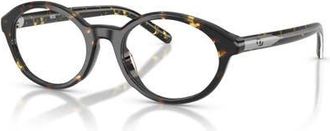 Diesel 50mm Oval optical glasses in Tortoise at Nordstrom