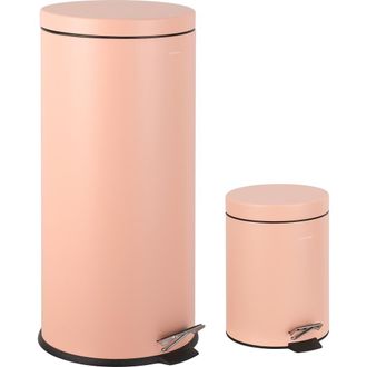 Happimess Oscar 8-Gallon Step-Open Trash Can with FREE Mini Trash Can in Flamingo Pink at Nordstrom