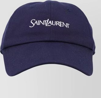 Saint Laurent cotton logo baseball cap
