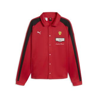 Puma Giacca sportiva Ferrari T7 da uomo, Accessori, Rosso, XXL