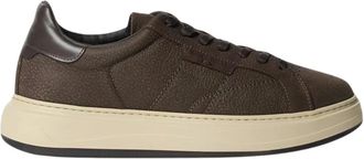 Woolrich Arrow Sneakers - Heren - Sneakers - Bruin - 41 EU - Leer - Schoenen