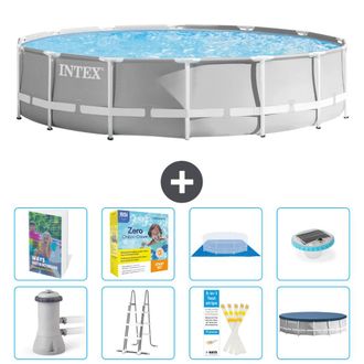 Intex Piscina Prism Frame Redonda - 427x107 Cm - 9-piezas S526