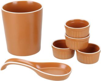 BIA Cordon Bleu 6-Piece Terracotta Counter Top Dishes at Nordstrom Rack