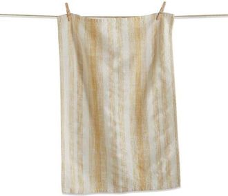 Tag Serene Stripe Honey Yellow Cotton Dishtowel Set of Two at Nordstrom