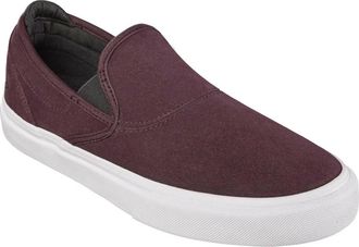 Emerica Mens Emerica Wino G6 Purple White Round Toe Slip-On Comfort Shoes HTAT185