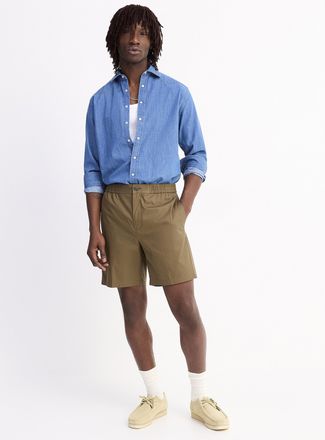 Le 31 Mens Lightweight weave Bermuda Shorts Inseam: 7.5