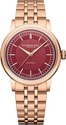 Raymond Weil Millesime Womens Rose Gold Watch 2125-P5-45001 Stainless Steel - One Size
