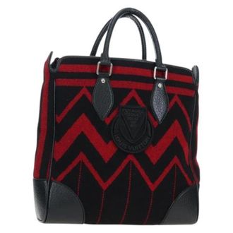 Louis Vuitton Pre-owned Vintage Wool Tote Bag - Pre-owned - Mujer - Negro - ONE SIZE