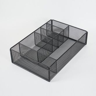 OEM Bandeja Organizadora Para Cajones De Oficina, Ideal Para Organizar El Escritorio - Malla Met&aacute;lica - Accesorios Y Suministros De Oficina (negro)