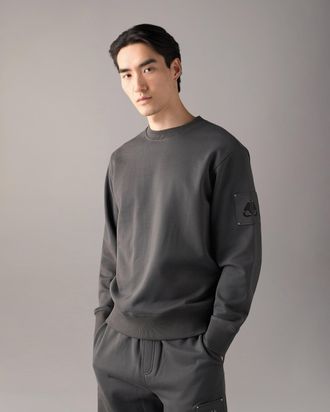 Moose Knuckles Mens Hartsfield Crewneck Sweatshirt
