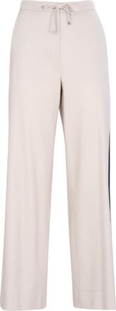Max Mara Off White Filippa soft flannel trousers