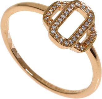 Herm&egrave;s Pink Gold (18K) Band Ring (Pre-Owned)