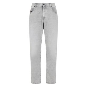 Diesel Slim-fit Jeans, male, Gray, Size: W28 D-Strukt Slim Jeans
