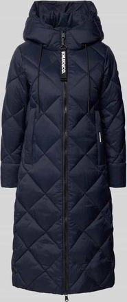 Khujo Steppmantel mit Kapuze Modell CILIA in Marine, Größe XXL