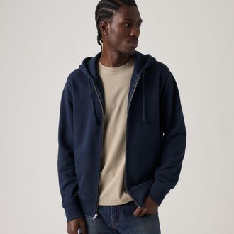 Levi's New Original Zip Up Hoodie - Mens - 2XL - Blue