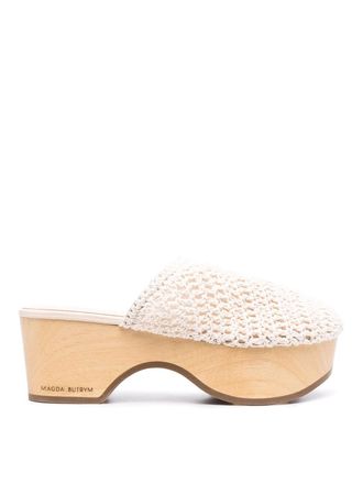 Magda Butrym Crochet clog mules