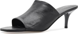 Calvin Klein Chaney Womens Sandals Black Leather : 8.5 M