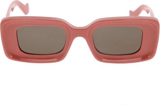 Loewe Stijlvolle zonnebril voor zonnige dagen - Dames - Zonnebrillen - Roze - 47 MM - Accessoires