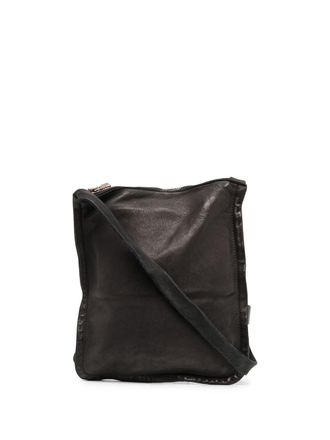 Guidi small crossbody bag - unisex - Horse Leather - OS - Black