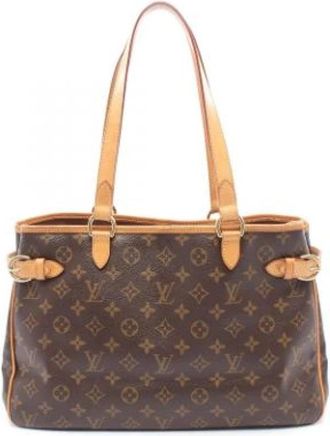 Louis Vuitton Pre-owned Batignolles Horizontal Tote Bag - Dames - Vintage Shopper - Bruin - ONE Size - Vintage