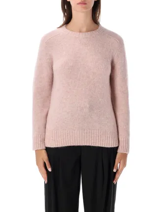 SOEUR Soft Alpaca and Wool Knit Sweater with Hammer Armholes