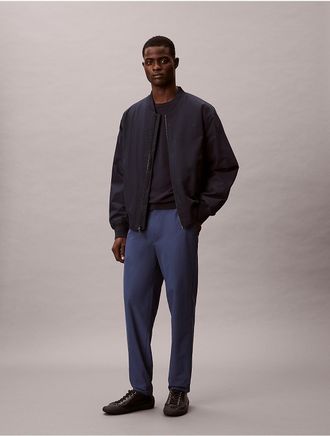 Calvin Klein Mens Tech Dobby Elastic Jogger Pants - Navy - 29