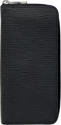 Louis Vuitton Epi Noir Epi Leather Long Wallet (Bi-Fold) (Pre-Owned)