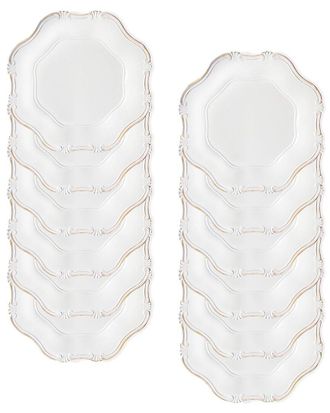 American Atelier Set Of 12 Baroque Charger Plates