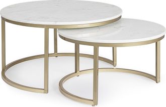 BIZZOTTO Marmor Design Couchtisch Set Phoenix