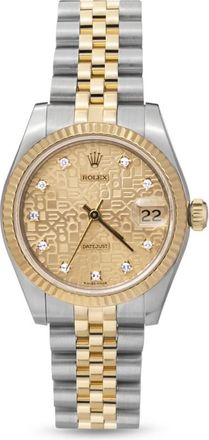 Rolex Pre-owned Rolex Datejust Automatic Diamond Ladies Watch 68273 CJDJ