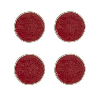 Bordallo Pinheiro Plato de Frutas Sand&iacute;a - Set de 4 piezas