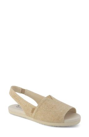 Toms Alpargata Slingback Sandal in Gold at Nordstrom, Size 9.5
