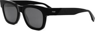 Fendi unisex, Accessoires, Zwart, Maat: 52 MM