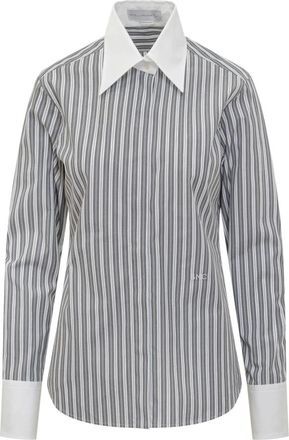 Stella McCartney Shirts - Dames - Overhemden - Grijs - L - Overhemden
