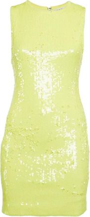 Alice & Olivia Abito con paillettes Pre-owned - Giallo