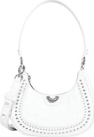 Brighton Womens Jem Convertible Shoulder Bag In White