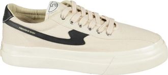 Stepney Workers Club Strike Sneakers - Heren - Sneakers - Beige - 40 EU - Katoen - Schoenen