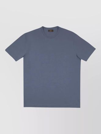 Zanone short sleeves crew neck plain mens tshirt