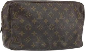 Louis Vuitton Pre-owned Clutches, female, Brown, Size: ONE SIZE Pre-owned Vintage Canvas Clutch