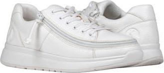 Billy Footwear Work Comfort Low Zip Around Sneaker in White at Nordstrom Rack, Size 6.5
