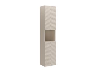 Vente-Unique Columna de ba&ntilde;o con dise&ntilde;o de espiga y hueco - Color beige - Alt. 140 cm - DORIONI
