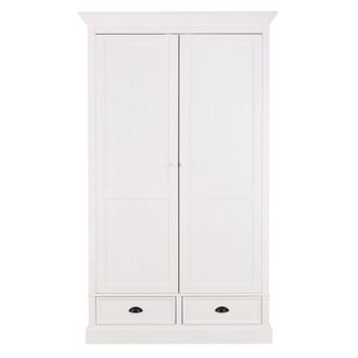 Maisons du monde Armario con 2 cajones blanco 114 cm