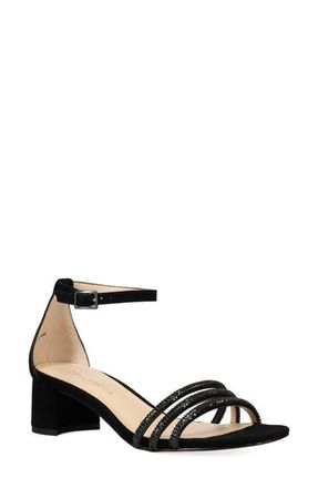Pelle Moda Waite Ankle Strap Sandal in Black at Nordstrom, Size 10