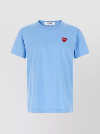Comme Des Gar&ccedil;ons crew neck logo patch t-shirt
