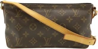 Louis Vuitton Pre-owned Cross Body Bags, female, Brown, Size: ONE SIZE Pre-owned Monogram Pochette Shoulder Bag