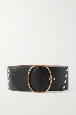 Alaia Cintura In Pelle Testurizzata - Nero